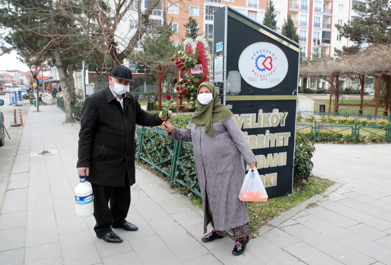 Çerkezköy Belediyesinden 14 Şubat sürprizi