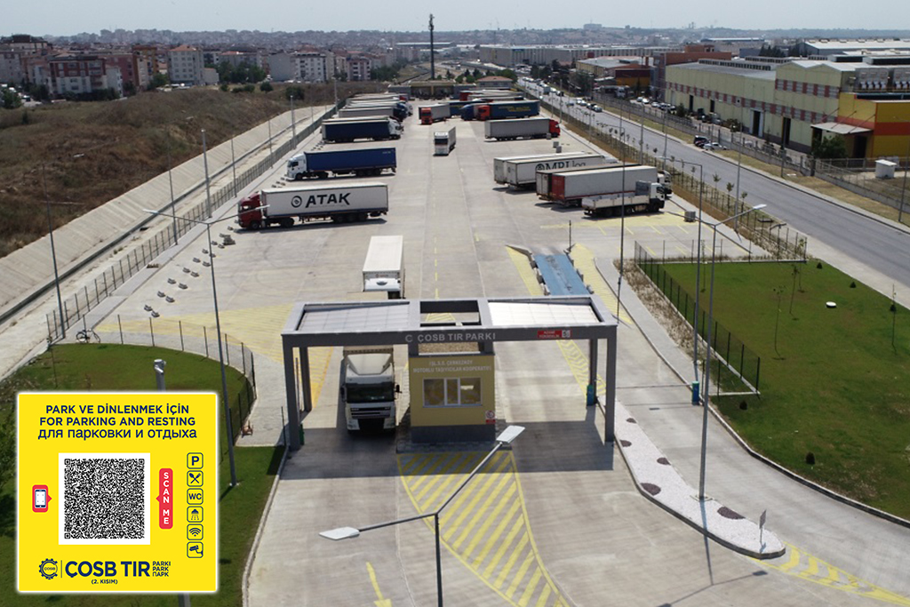 QR Kodlu uygulamayla Tır Parkına ulaşım daha kolay