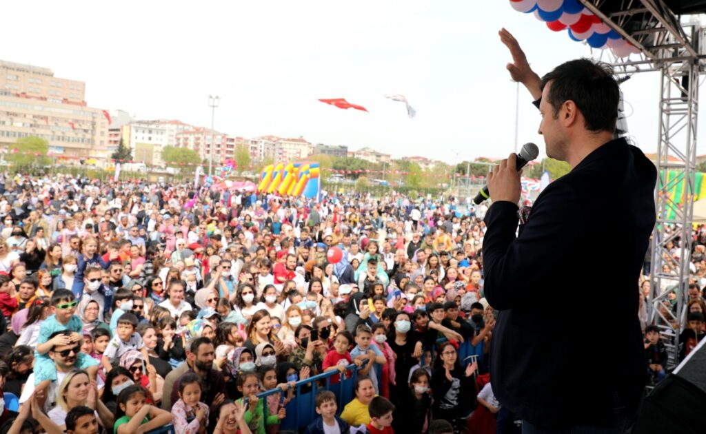 Çerkezköylü çocukların 23 Nisan coşkusu