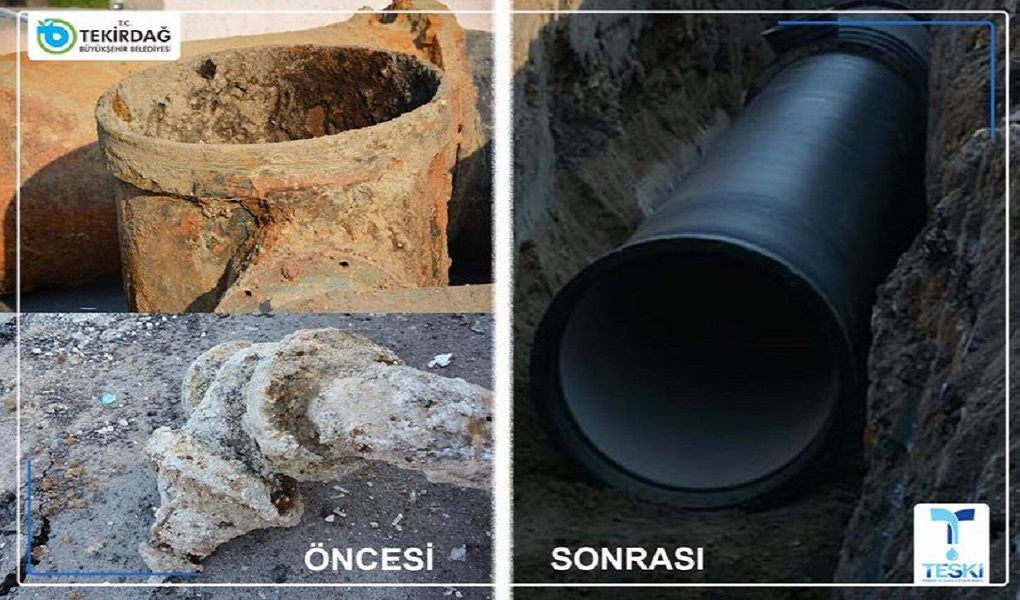 TESKİ, Öztrak Caddesi’nde şov yaptı