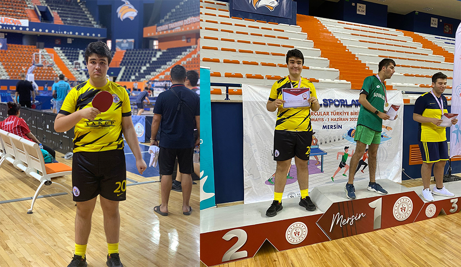 Çerkezköylü sporcu Can Ergin’den Türkiye ikinciliği