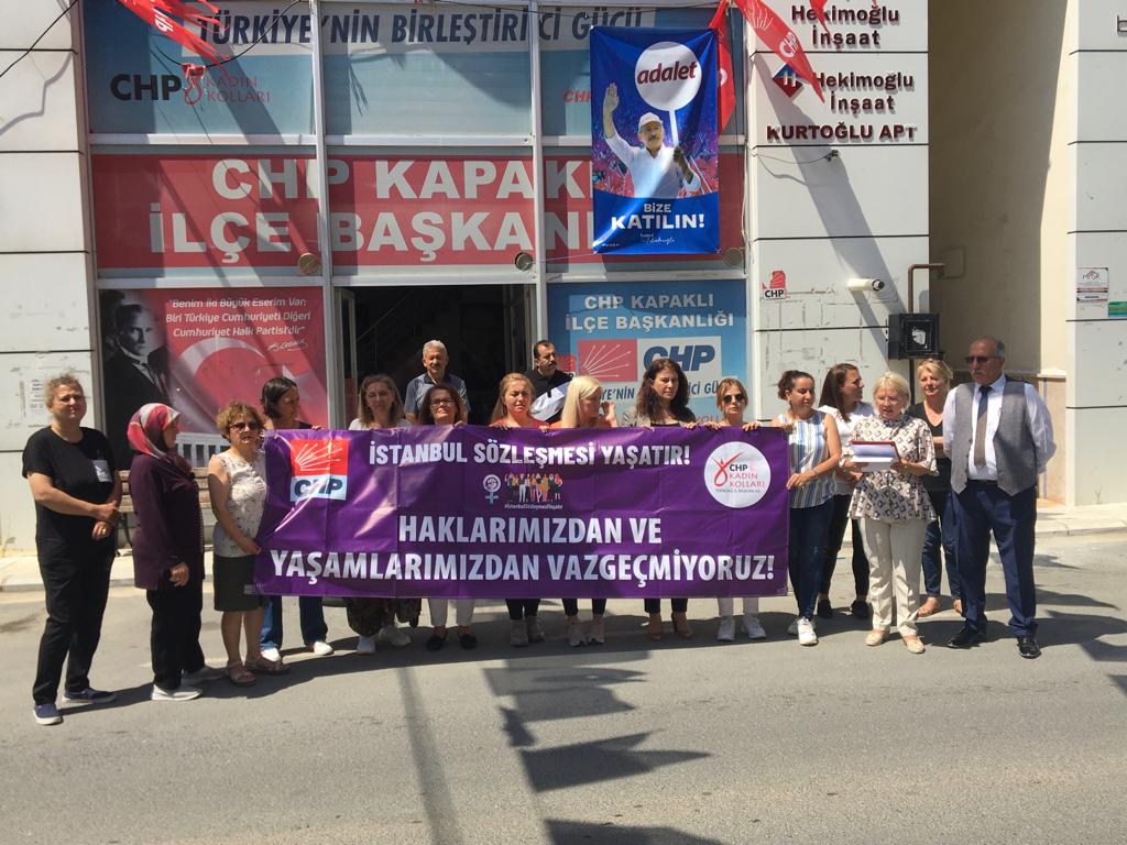 “İstanbul Sözleşmesi feshedildiğinden beri 500 kız kardeşimiz katledildi”