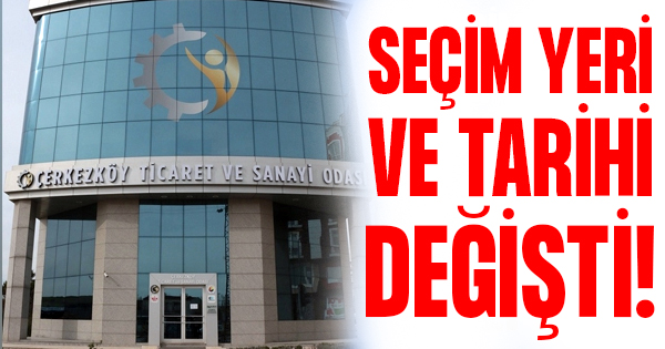 Çerkezköy TSO seçimi Trakya Anadolu Lisesi’nde olacak