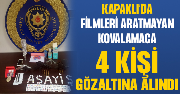 Uygulama noktasından kaçan araçtan uyuşturucu çıktı