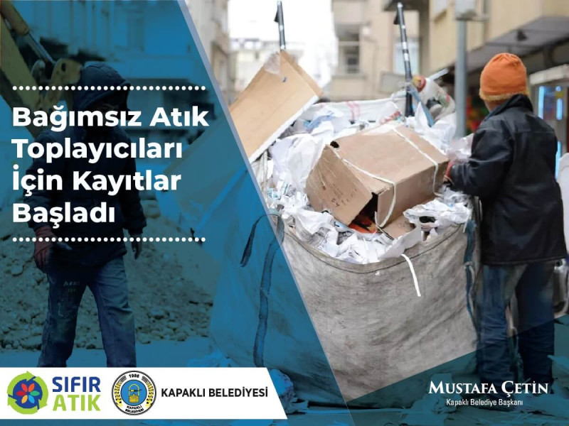 Bağımsız atık toplayıcıları için kayıtlar başladı