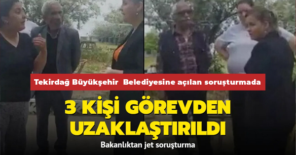 Büyükşehir Belediyesi Genel Sekreteri Fatih Ünsal ve 2 kişi görevden uzaklaştırıldı