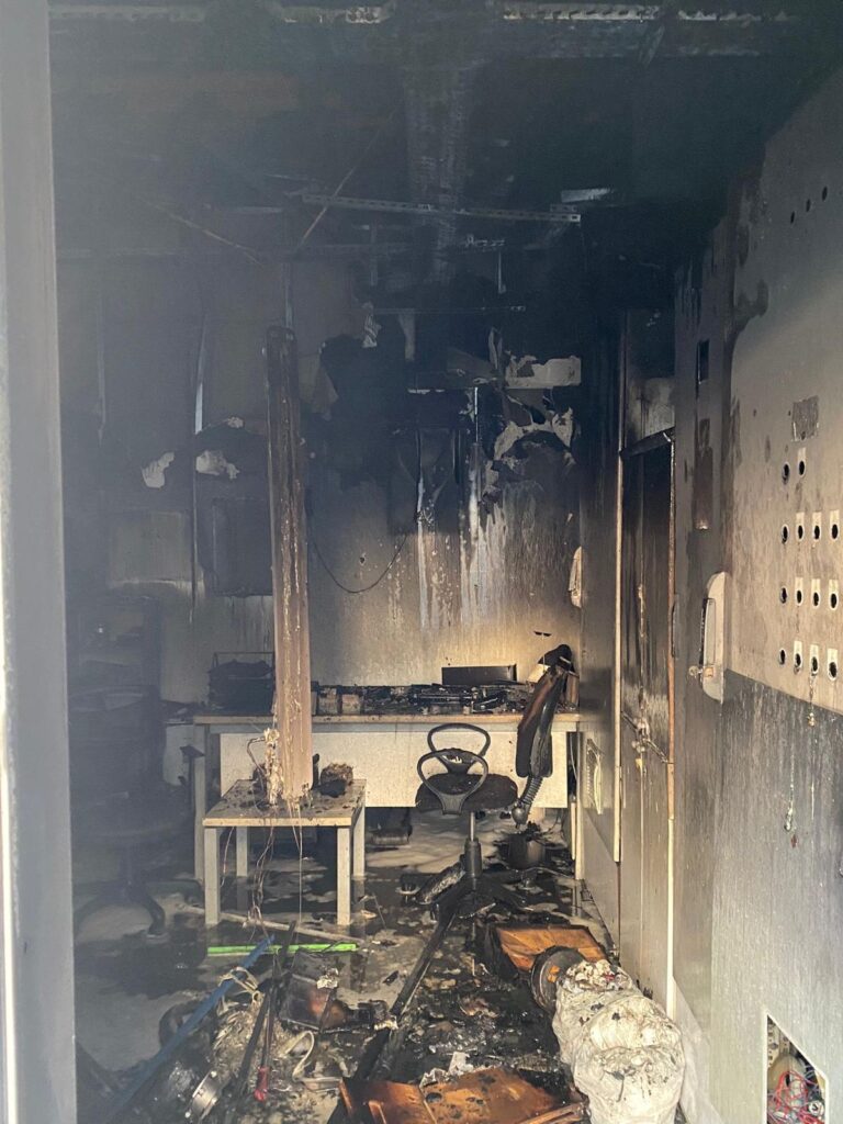 ÇOSB’de korkutan yangın