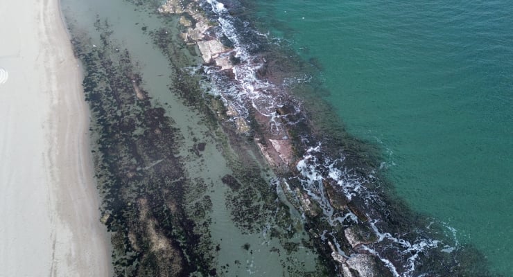 Tekirdağ’da da deniz çekildi!